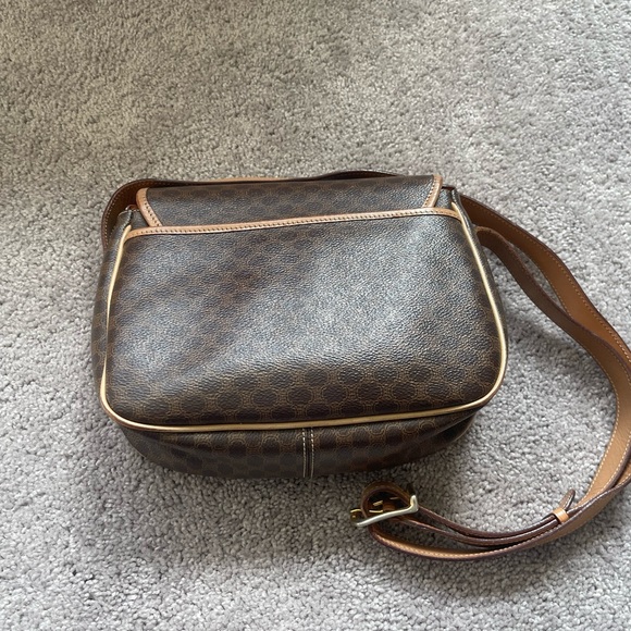 Celine Brown Macadam crossbody bag - Picture 3 of 16